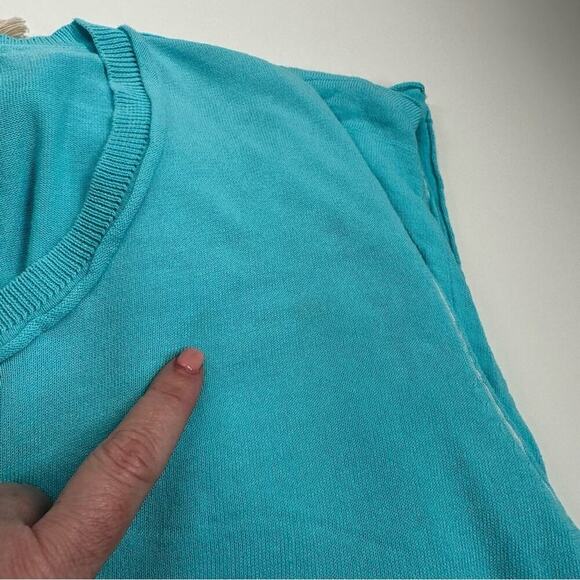 NWT | Gaudi | Long Sleeve Button Cardigan | Blue/White | Large - Picture 10 of 16